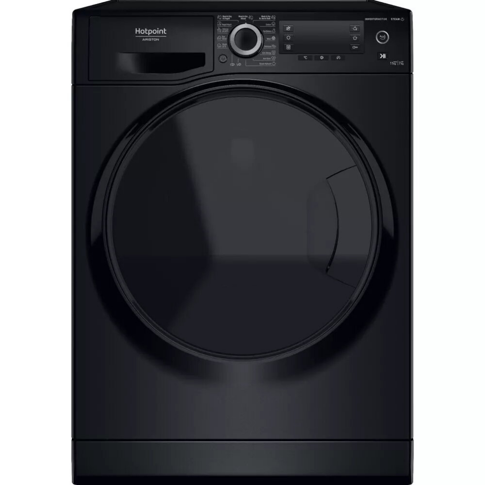 Washing machine Hotpoint NDD 11725 BDA EE — 11 kg wash / 7 kg dry