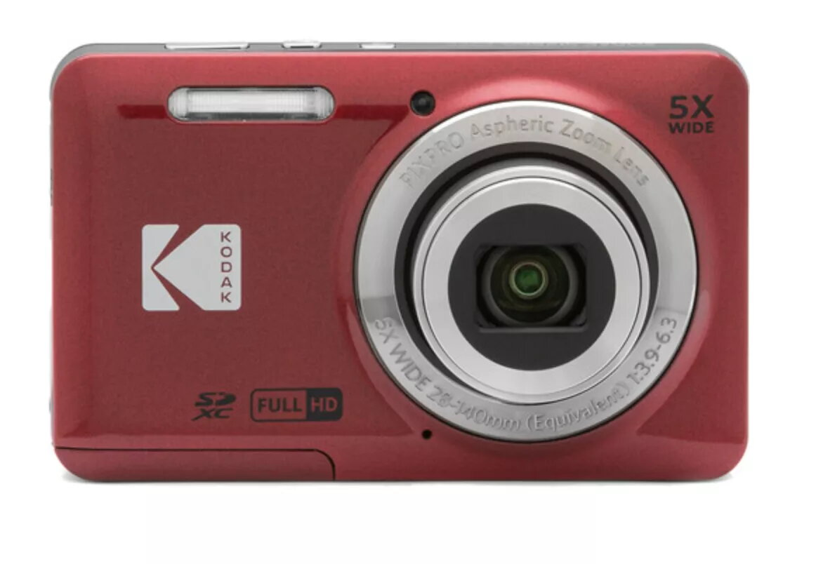 Compact camera Kodak PIXPRO FZ55 16 MP CMOS 5x Optical Zoom Red