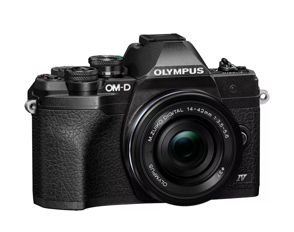 Mirrorless camera OLYMPUS OM-D E‑M10 Mark IV with ED 14-42mm F3.5-5.6 EZ lens