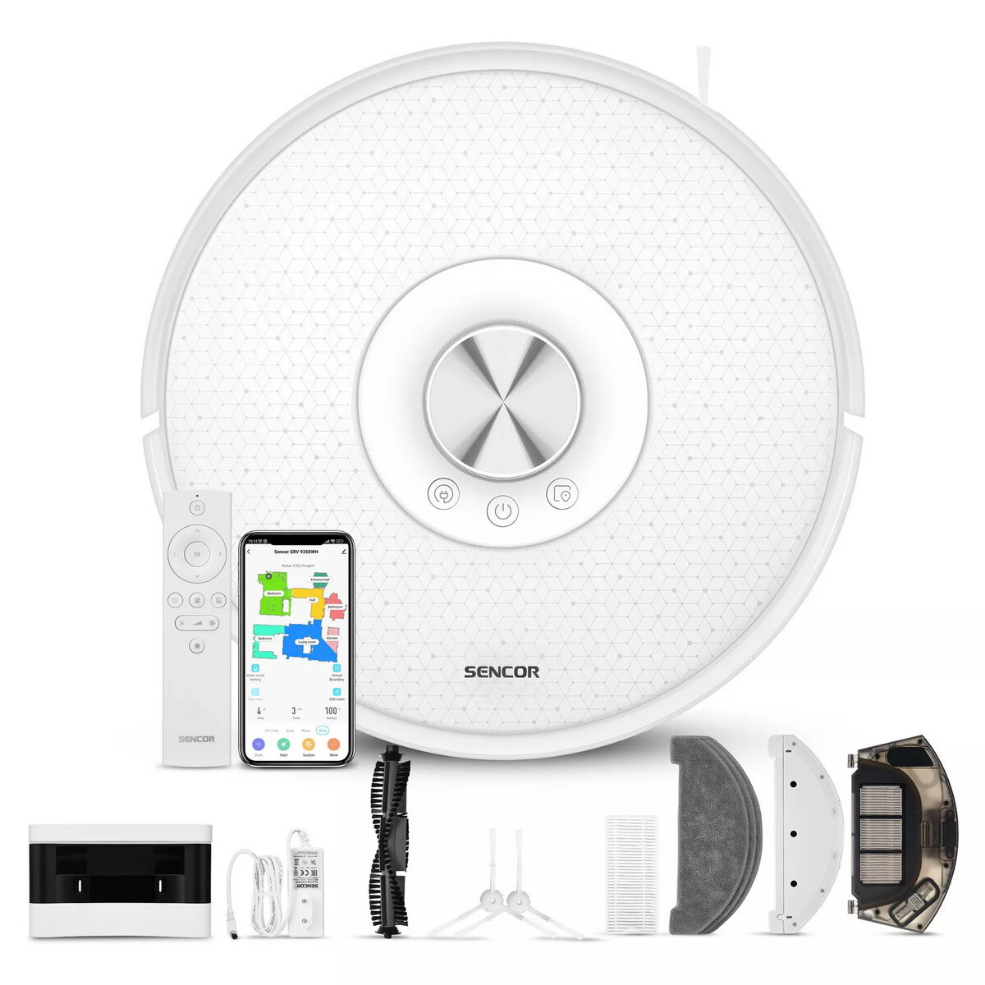 Robotic vacuum cleaner SENCOR SRV9350WH with LiDAR