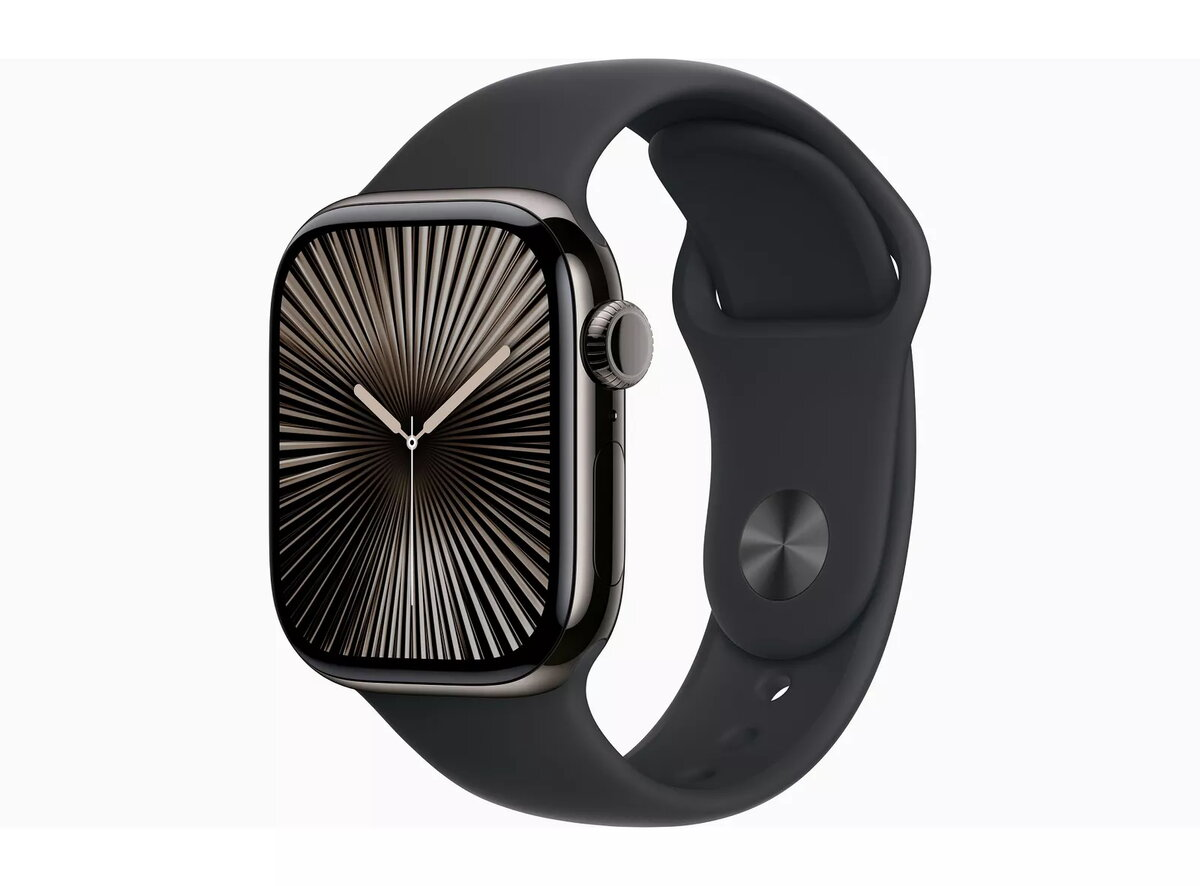 Smartwatch Apple Watch S10 Cell 46mm Slate Grey Sport Band Black M/L