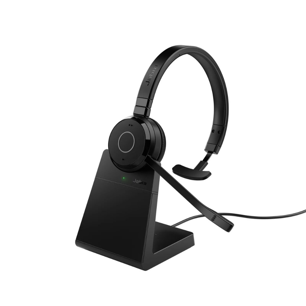 Headset Jabra Evolve 65 TE - Link390a MS Mono (Include Stand)