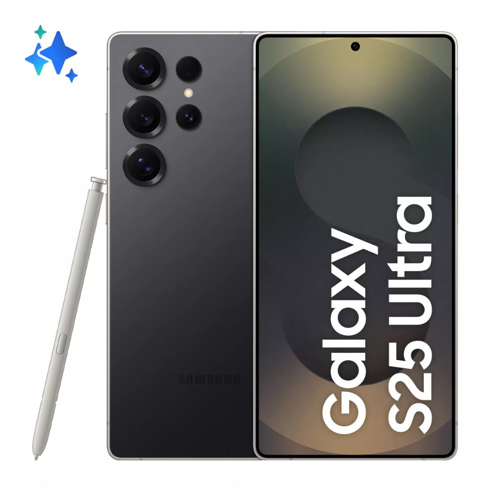 Smartphone Samsung Galaxy S25 Ultra 6.9" AMOLED 3120×1440 12 GB RAM 256 GB Dual SIM IP68 Black Titanium