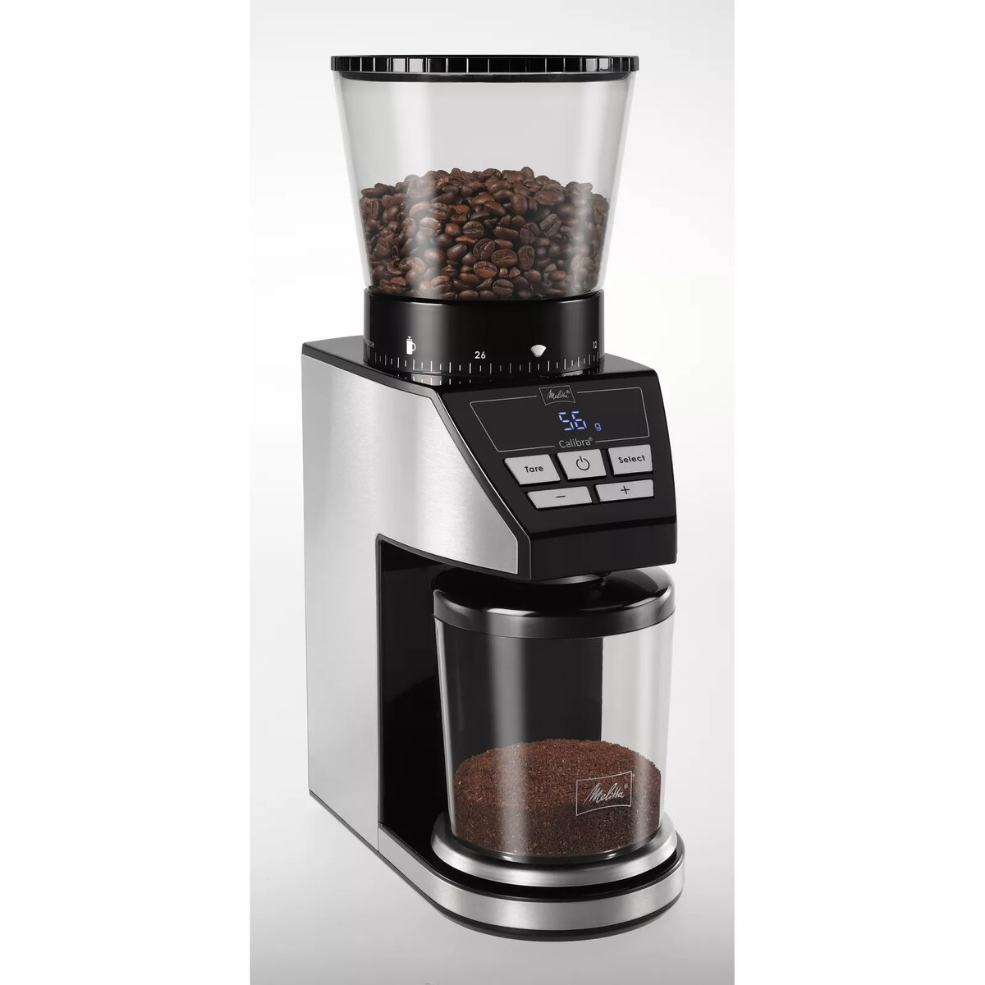 Burr grinder Melitta 1027-01 160 W Black Stainless steel 375 g