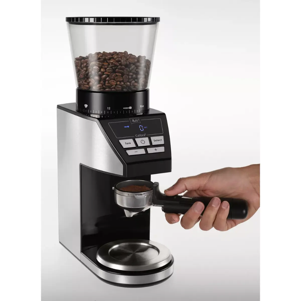 Burr grinder Melitta 1027-01 160 W Black Stainless steel 375 g