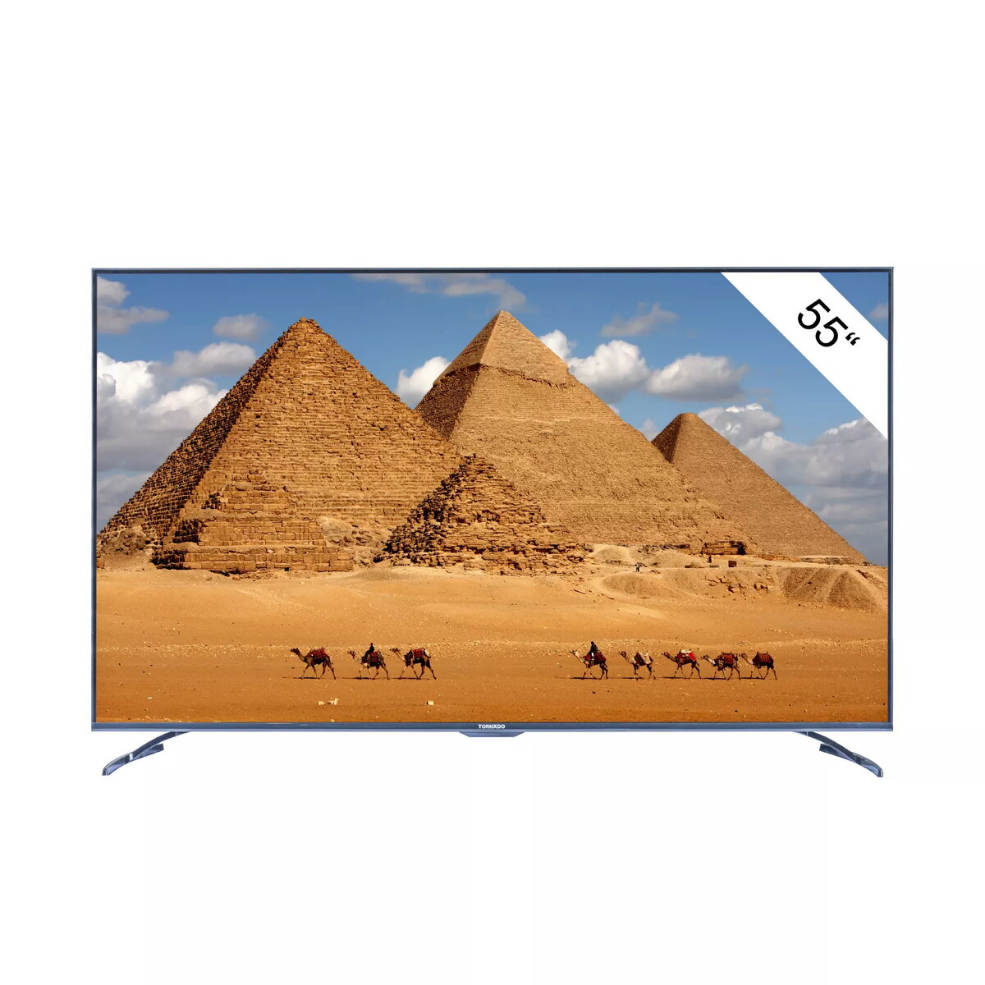 TORNADO Frameless 55 Inch 4K Google Smart TV DLED Flat Screen