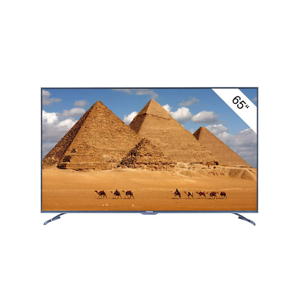 TORNADO Frameless 65 Inch 4K Google Smart TV DLED Flat Screen