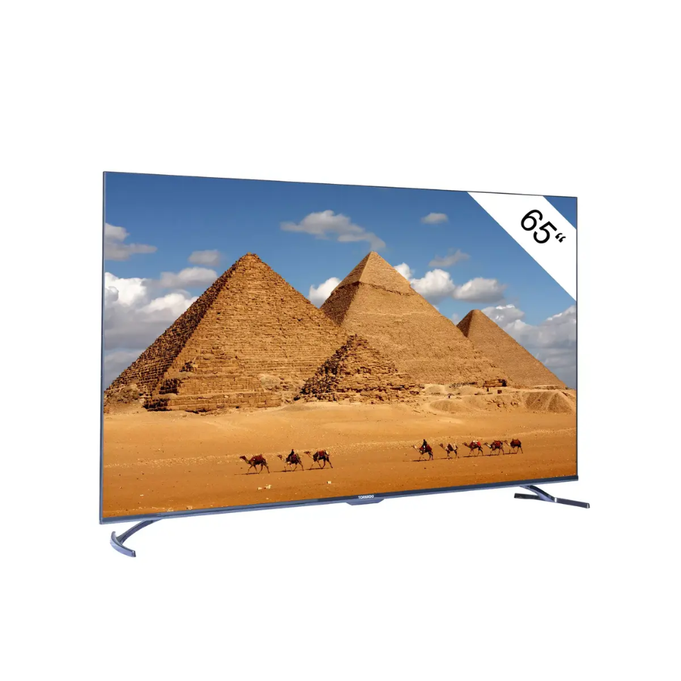 TORNADO Frameless 65 Inch 4K Google Smart TV DLED Flat Screen