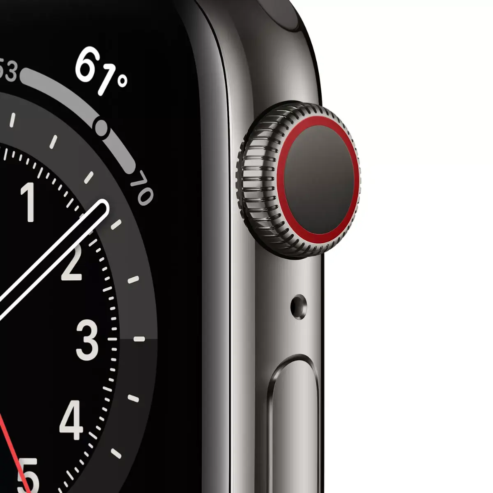 Smartwatch Apple Watch Series 6 40 mm OLED 324x394 touchscreen 4G Graphite Wi-Fi GPS