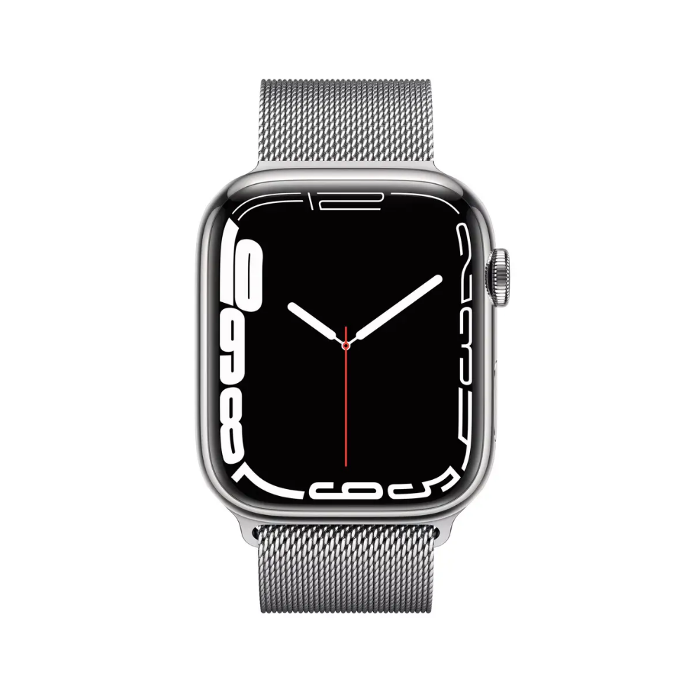 Smartwatch Apple Watch Series 7 45 mm Stainless Steel Silver OLED Touchscreen 32 GB 4G Wi-Fi GPS