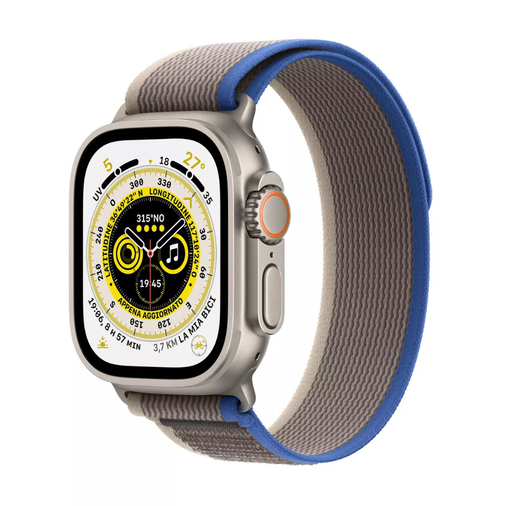 Smartwatch Apple Watch Ultra 49 mm Titanium OLED 410x502 px Touchscreen 4G Wi-Fi GPS 32 GB
