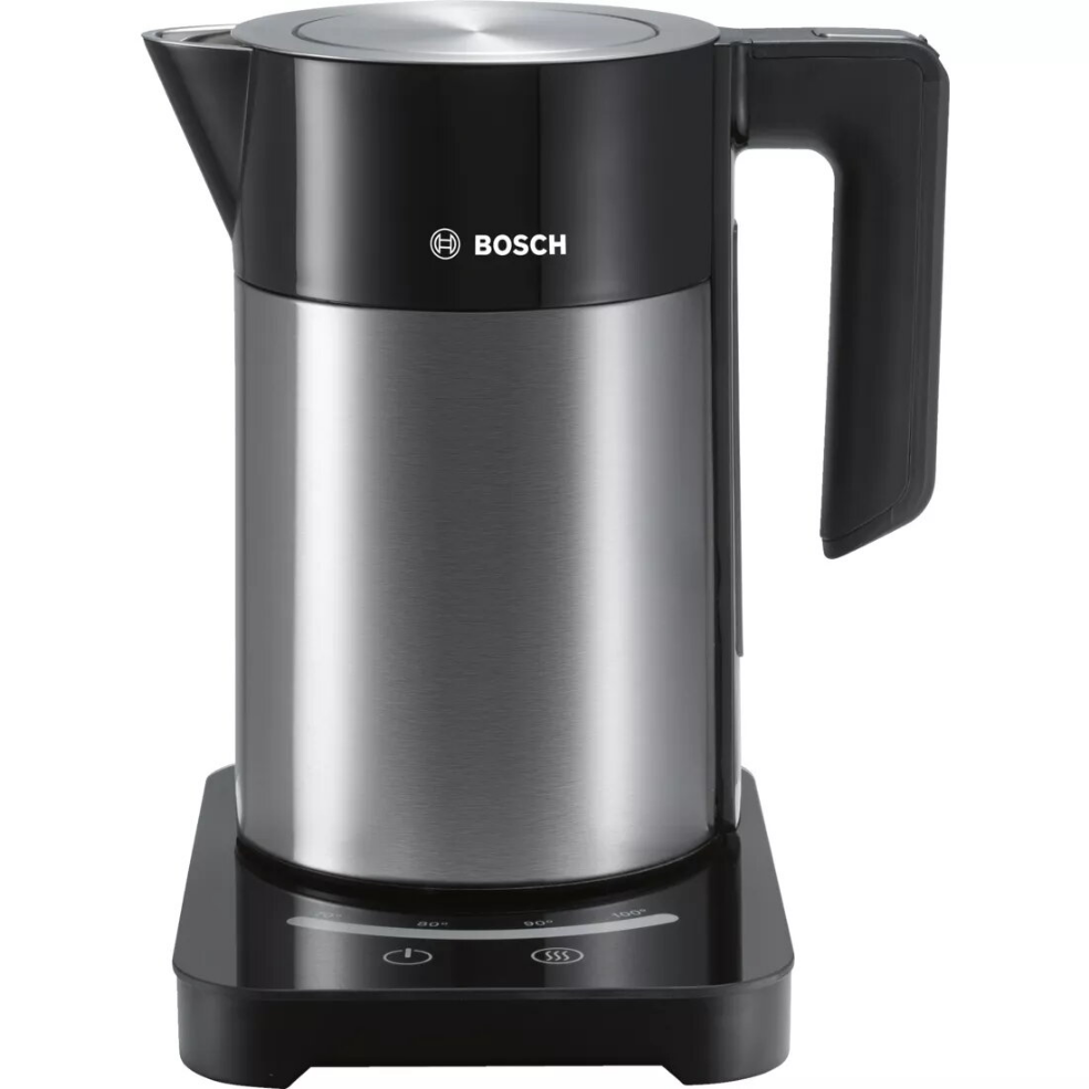 Electric kettle Bosch 1.7 L 1850 W Black Stainless steel
