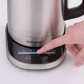 Electric kettle Cloer 4459 1.7 L 2200 W Silver