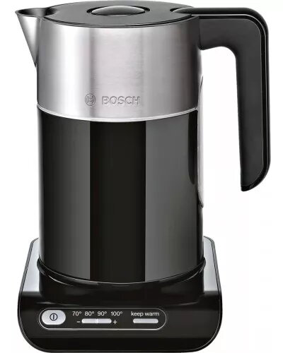 Electric kettle Bosch 1.5 L 2400 W Black Stainless steel