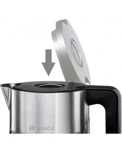 Electric kettle Bosch 1.5 L 2400 W Black Stainless steel