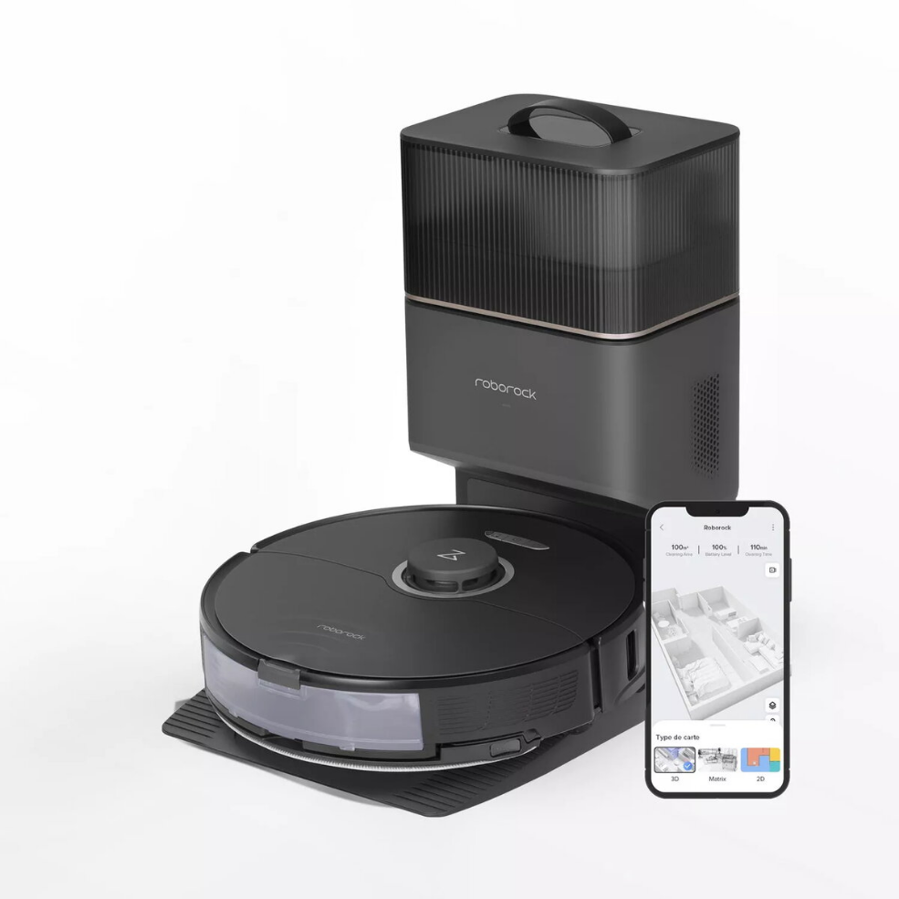 Robot Vacuum Cleaner Roborock S8+ black