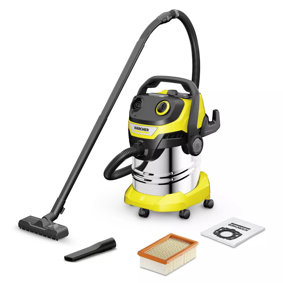 Wet and dry vacuum cleaner Kärcher WD 5 S V-25/5/22 — 25 L stainless steel container