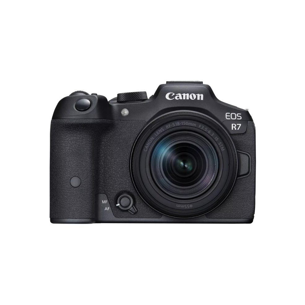 Mirrorless camera Canon EOS R7 with RF-S 18-150mm lens