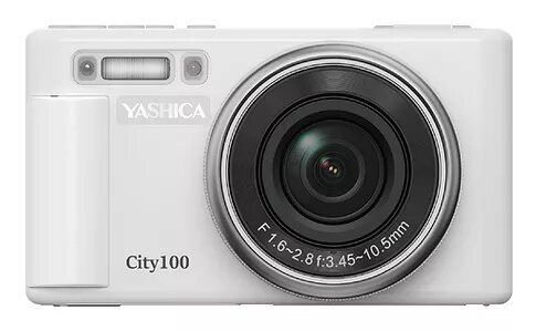 Compact camera Yashica City 100 72 MP CMOS Silver White