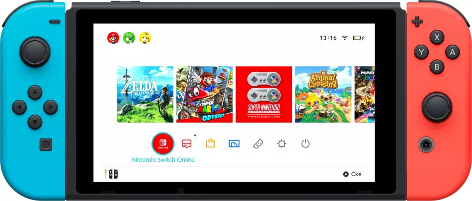 Gaming Console Nintendo Switch V2 2019