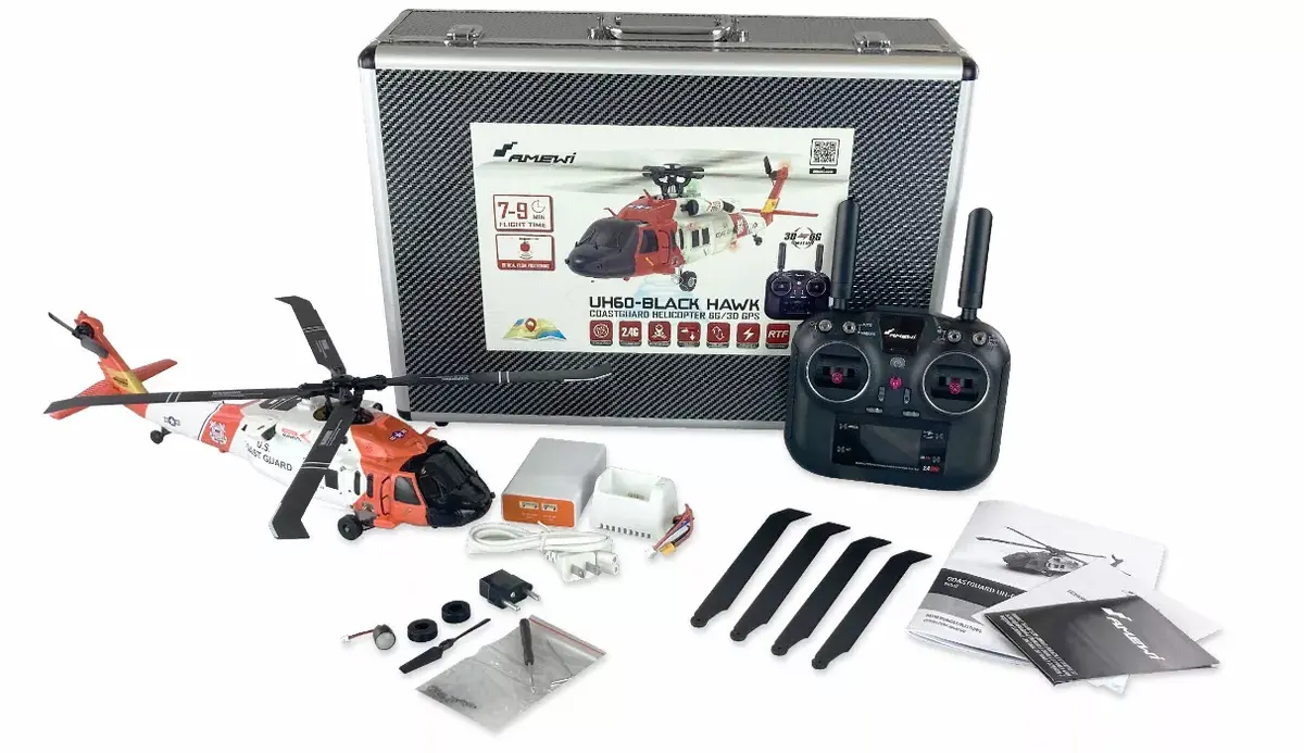Helicopter Amewi UH60 Black Hawk Electric engine 1
