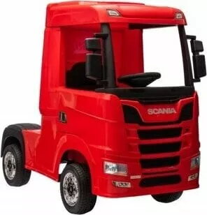 Ride-on Electric Truck LEANToys Scania 500R HL698 Red 4x4 — battery-powered children's vehicle