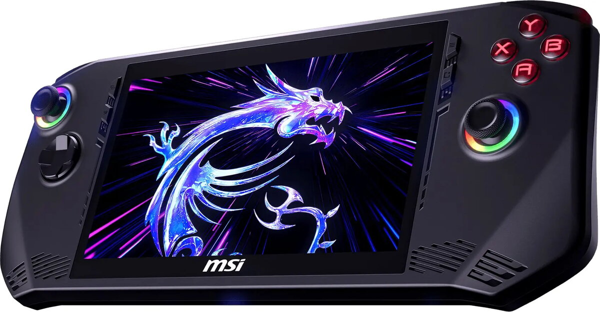 Gaming console MSI Claw 7 AI+ A2VM-031PL — 7" 1920×1200 IPS