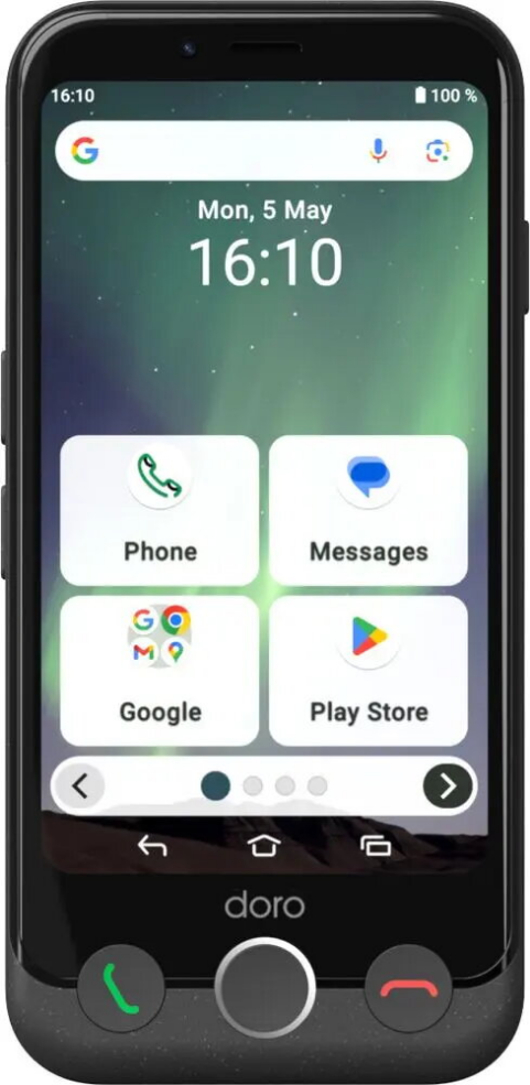 Smartphone Doro Aurora A10 4.5" 4GB 64GB Black