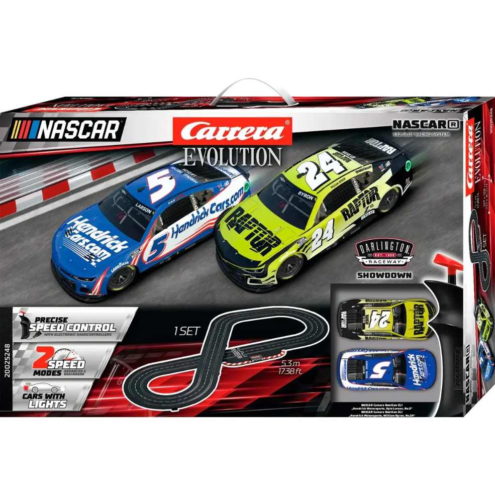 Slot car set CARRERA EVOLUTION Darlington Showdown 1