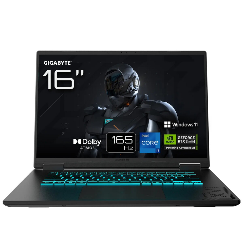 Laptop Gigabyte GAMING A16 CWHI3CZC94SH 16" i7-13620H 16GB 1TB RTX 5070 W11H Black 2R