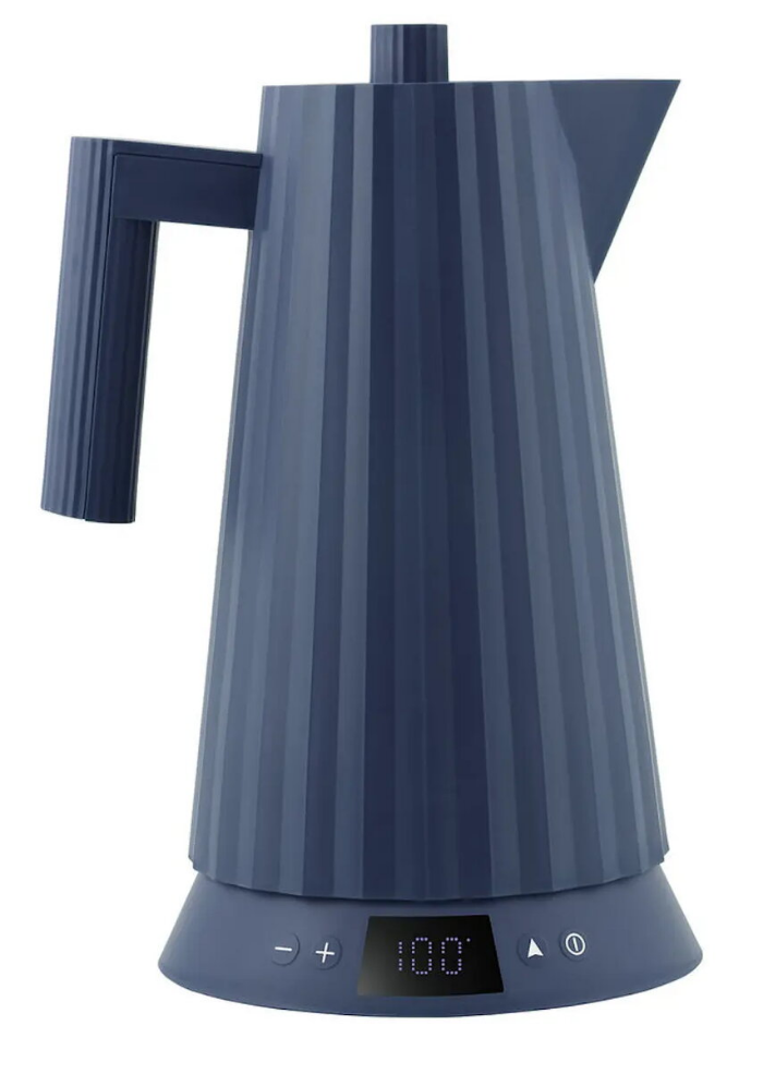 Electric kettle Alessi Plissé 1.0 L 2200 W blue