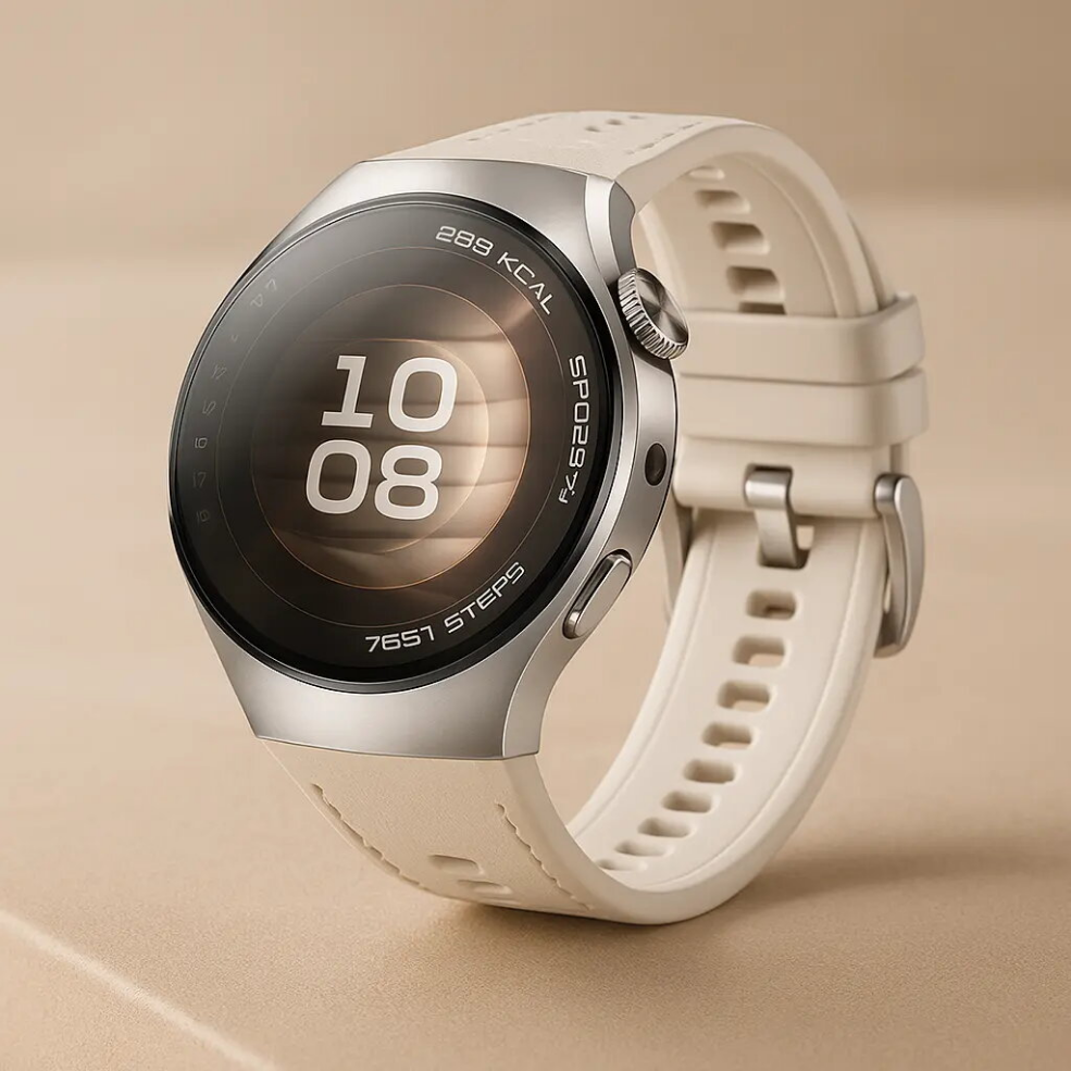 Smartwatch HUAWEI WATCH 5 — round 42 mm stainless steel case