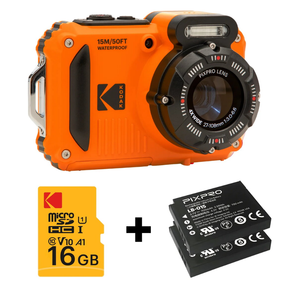 Compact camera Kodak PIXPRO WPZ2OG6 16.76 MP BSI CMOS 4x Optical Zoom