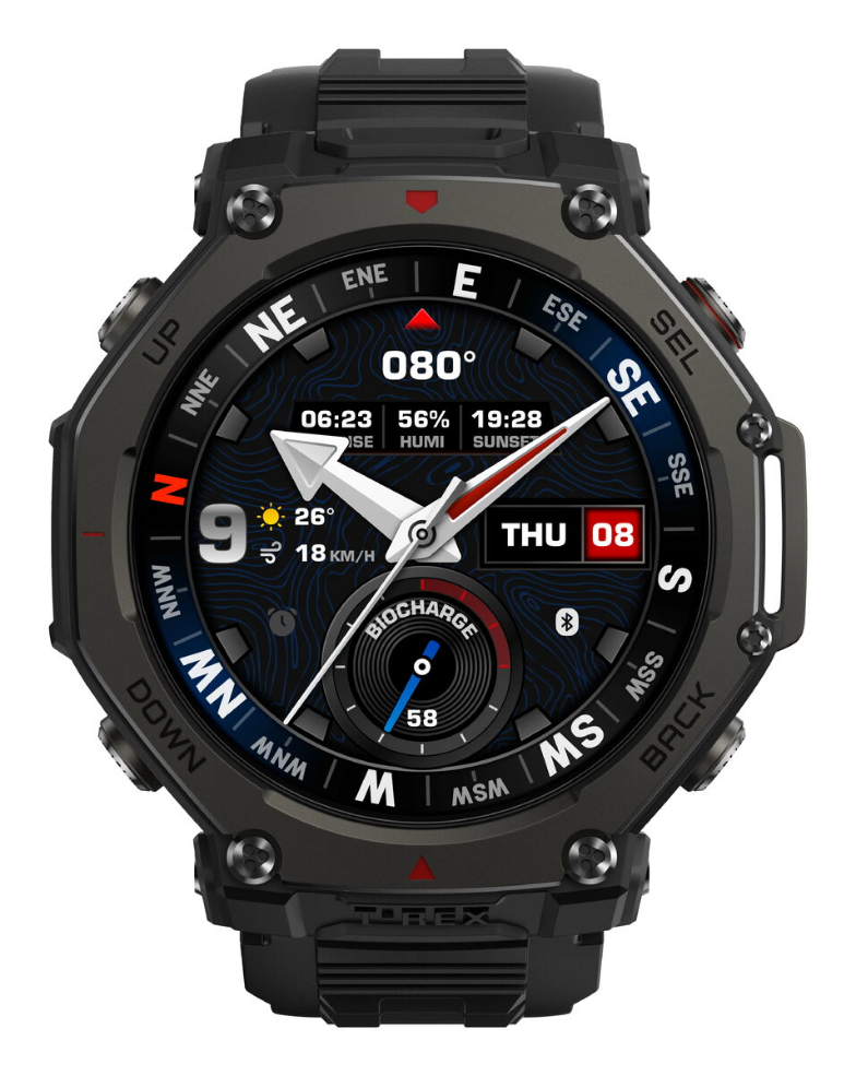 Smartwatch Amazfit T-Rex 3 Pro 1.5" AMOLED GPS Waterproof Black