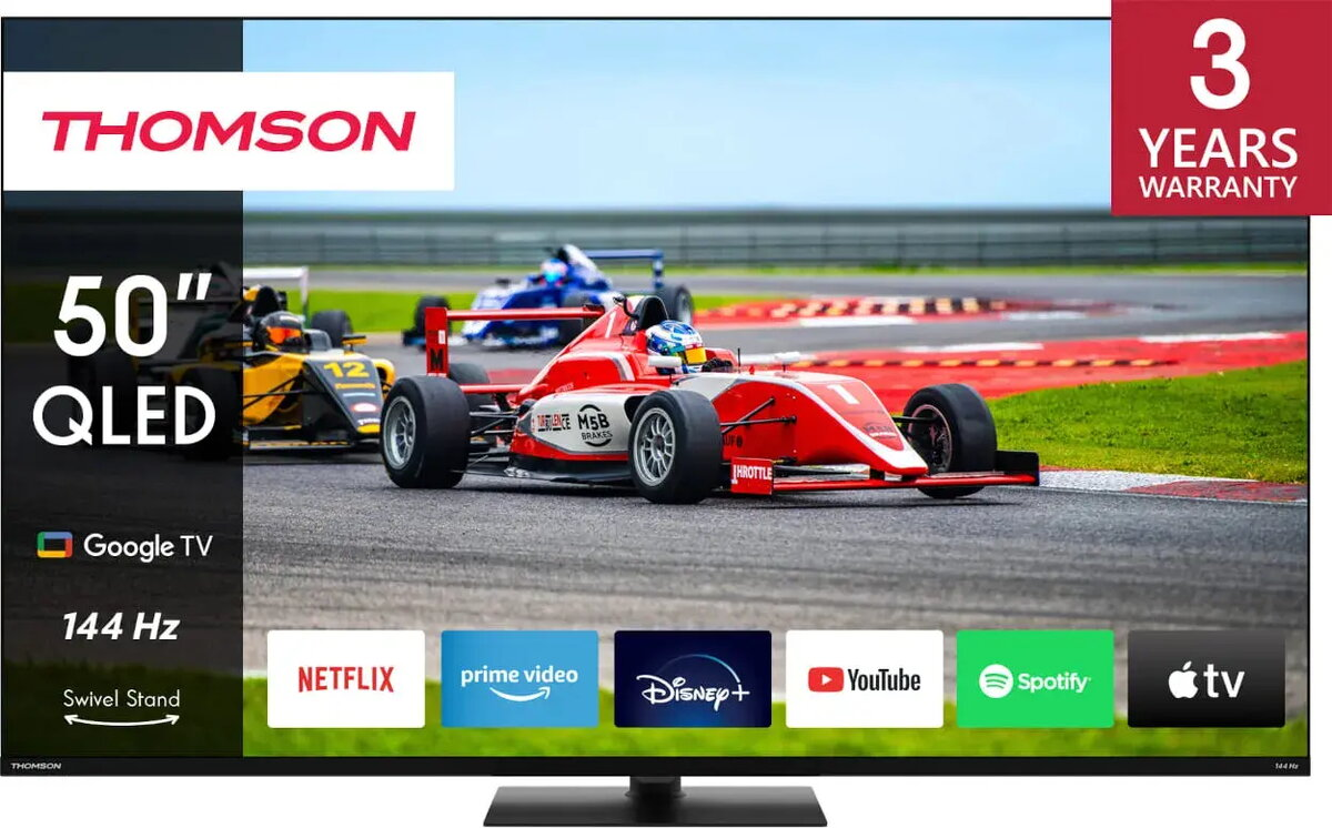 Television Thomson 50QG7C14 50" 4K Ultra HD QLED Pro 3840 x 2160