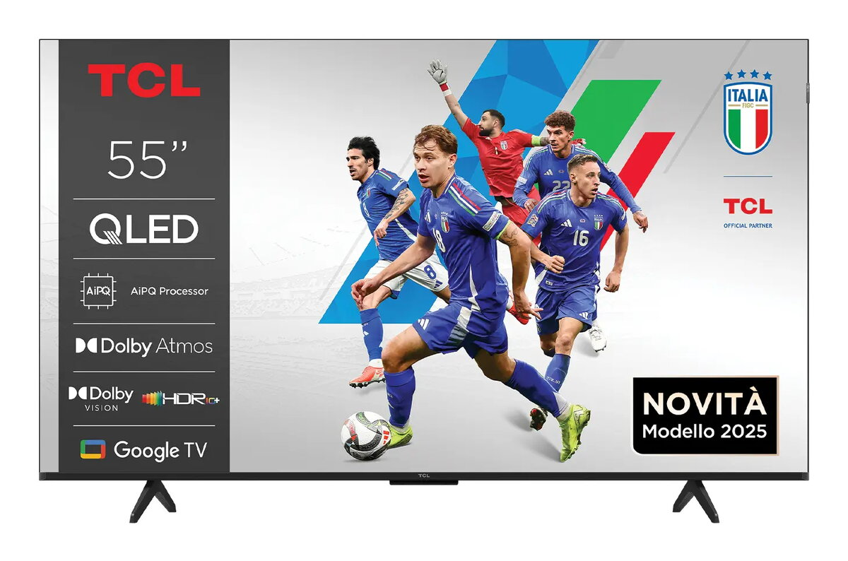 TCL 55" QLED Smart TV P7K — 55" (139.7 cm) 4K UHD 3840×2160