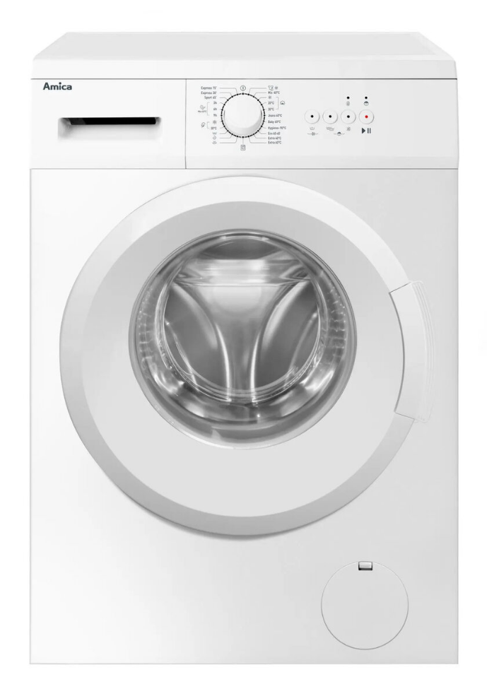 Washing machine AMICA WA 461 022 6 kg 1000 RPM front-load white