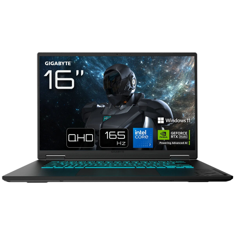 Laptop GIGABYTE GAMING A16 PRO DYHG5EECC4SH 16" Intel Core 7 240H 32GB 1TB NVIDIA GeForce RTX 5080 Windows 11 Home