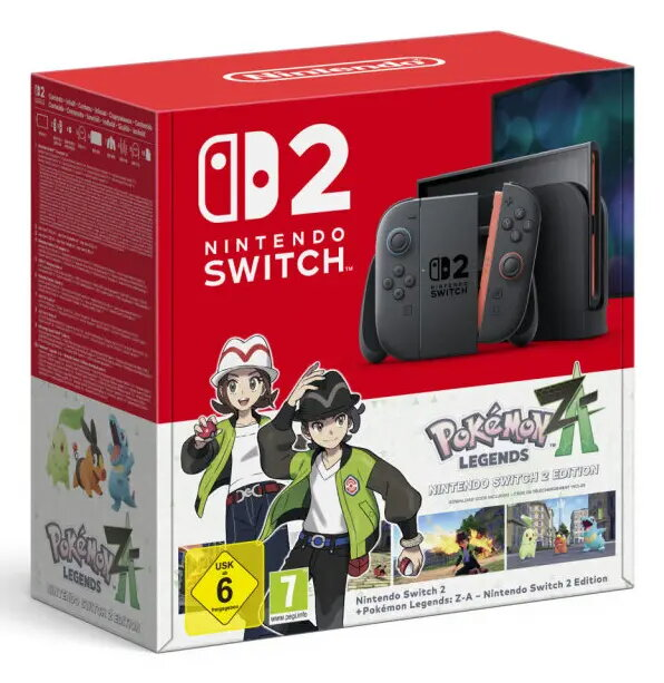 Nintendo Switch 2 Portable Game Console 20.1 cm 256 GB Touchscreen Wi-Fi Black