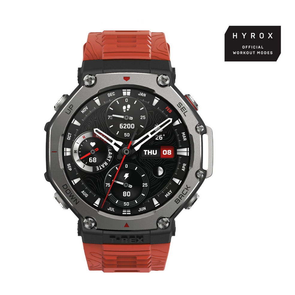 Smartwatch Amazfit T-Rex 3 Lava AMOLED 1.5" GPS 700 mAh
