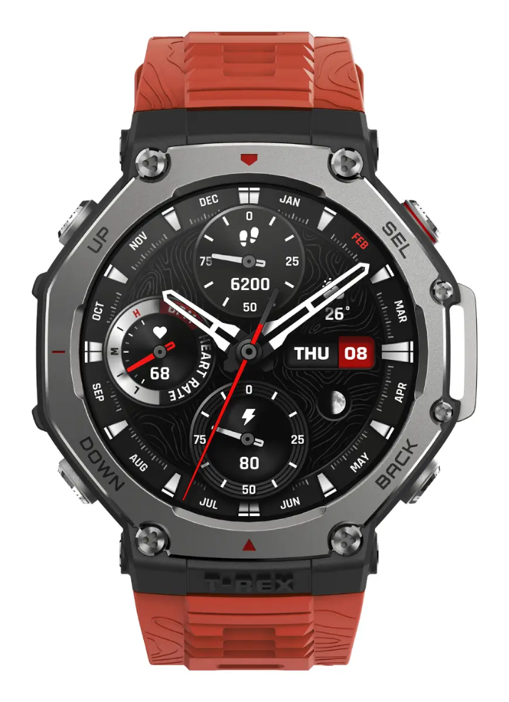 Smartwatch Amazfit T-Rex 3 Lava AMOLED 1.5" GPS 700 mAh