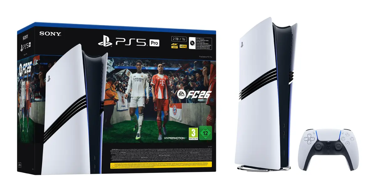Sony PlayStation 5 Pro EA Sports FC 26 Bundle 2 TB Wi-Fi Black White