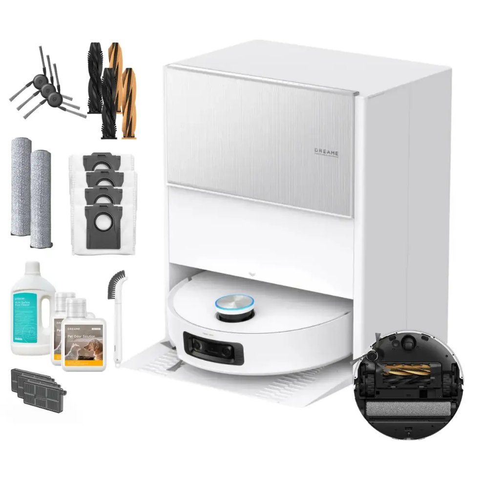 Robot vacuum cleaner Dreame Aqua10 Ultra Roller Complete white