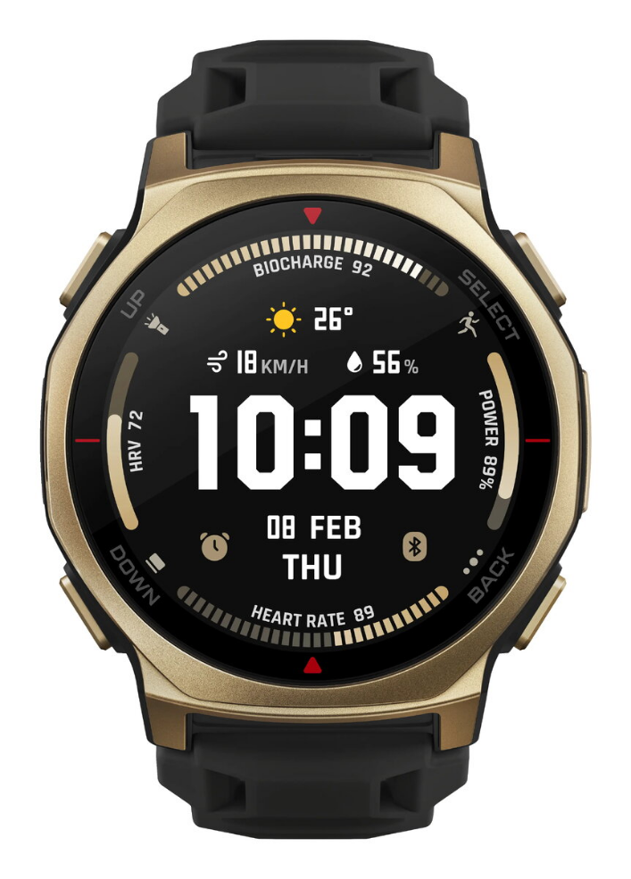 Smartwatch Amazfit T-rex 3 Pro 1.32" AMOLED 44mm GPS Gold