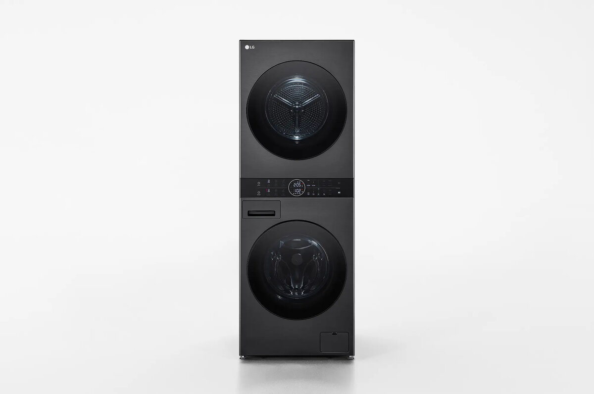 Freestanding front-load washer dryer LG WT1210BBF — 22 kg capacity