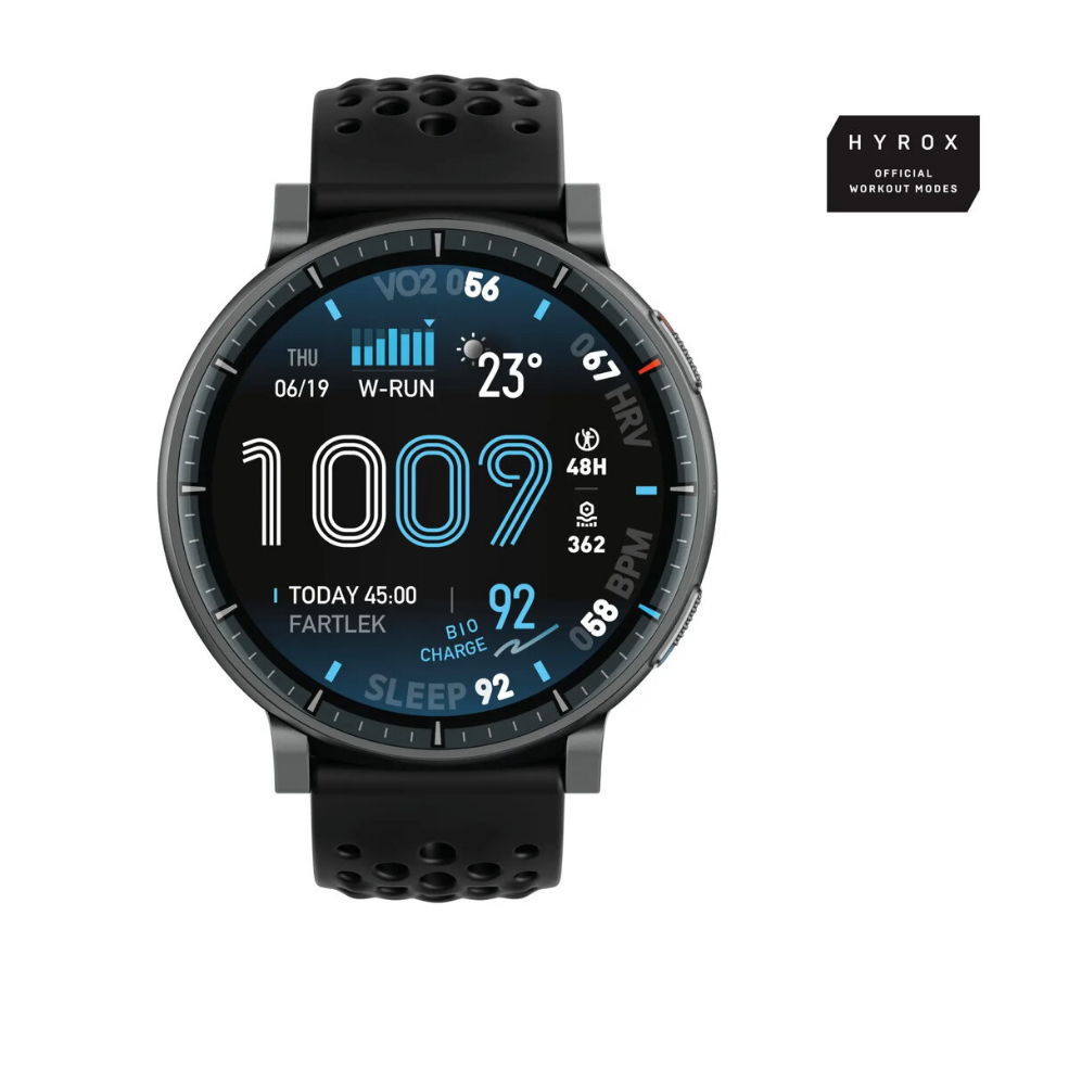 Smartwatch Amazfit Active Max round AMOLED 1.5" 480×480 Touchscreen 64MB RAM 4GB 658mAh Black