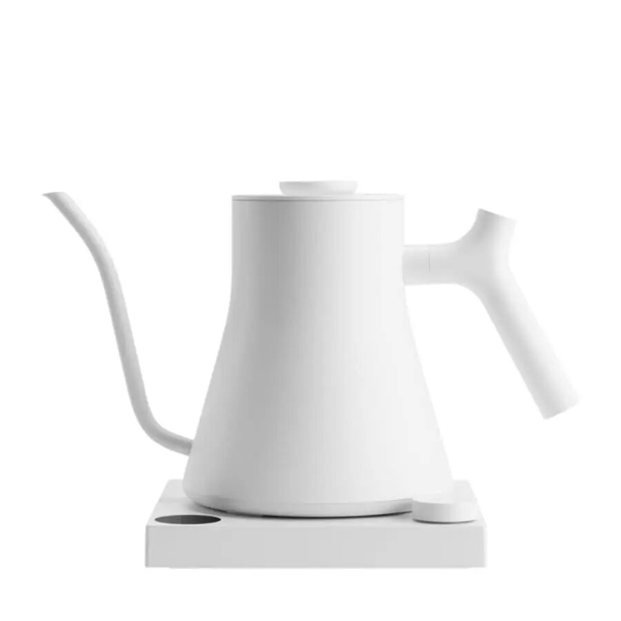Electric kettle FELLOW Stagg EKG PRO 1 L white matte – adjustable temp 40–100°C