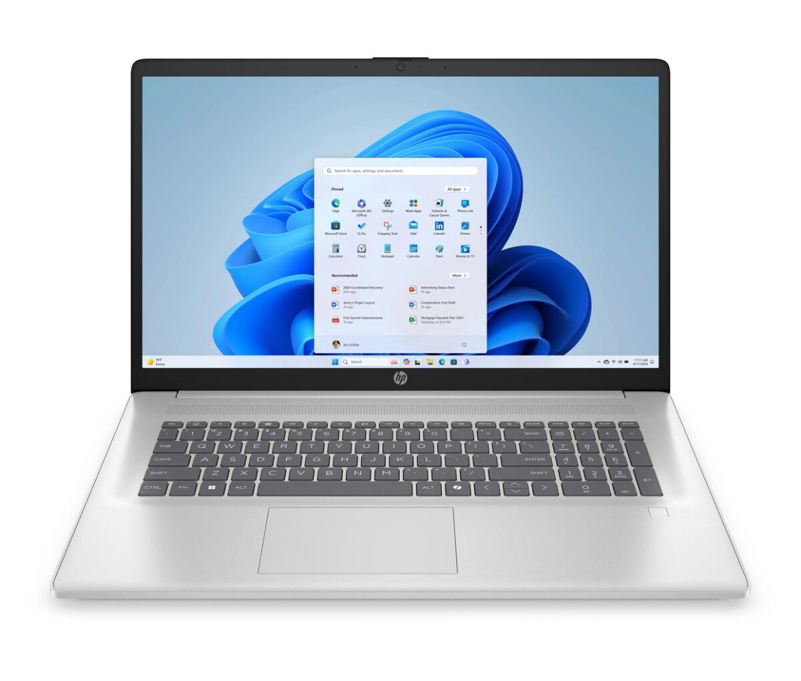 Laptop HP 17‑cp2008na AMD Ryzen 5 7520U