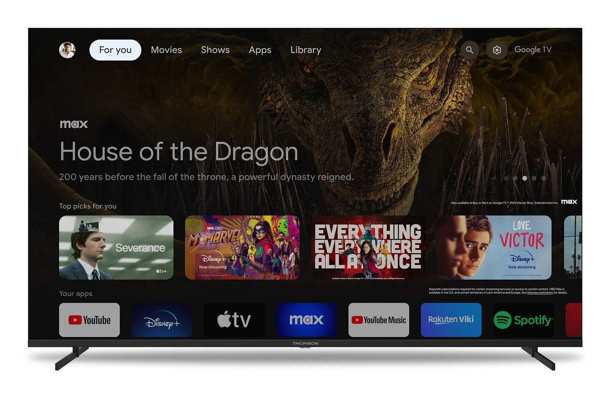 LED Smart TV THOMSON G63 Series 65" (165.1 cm) 4K Ultra HD