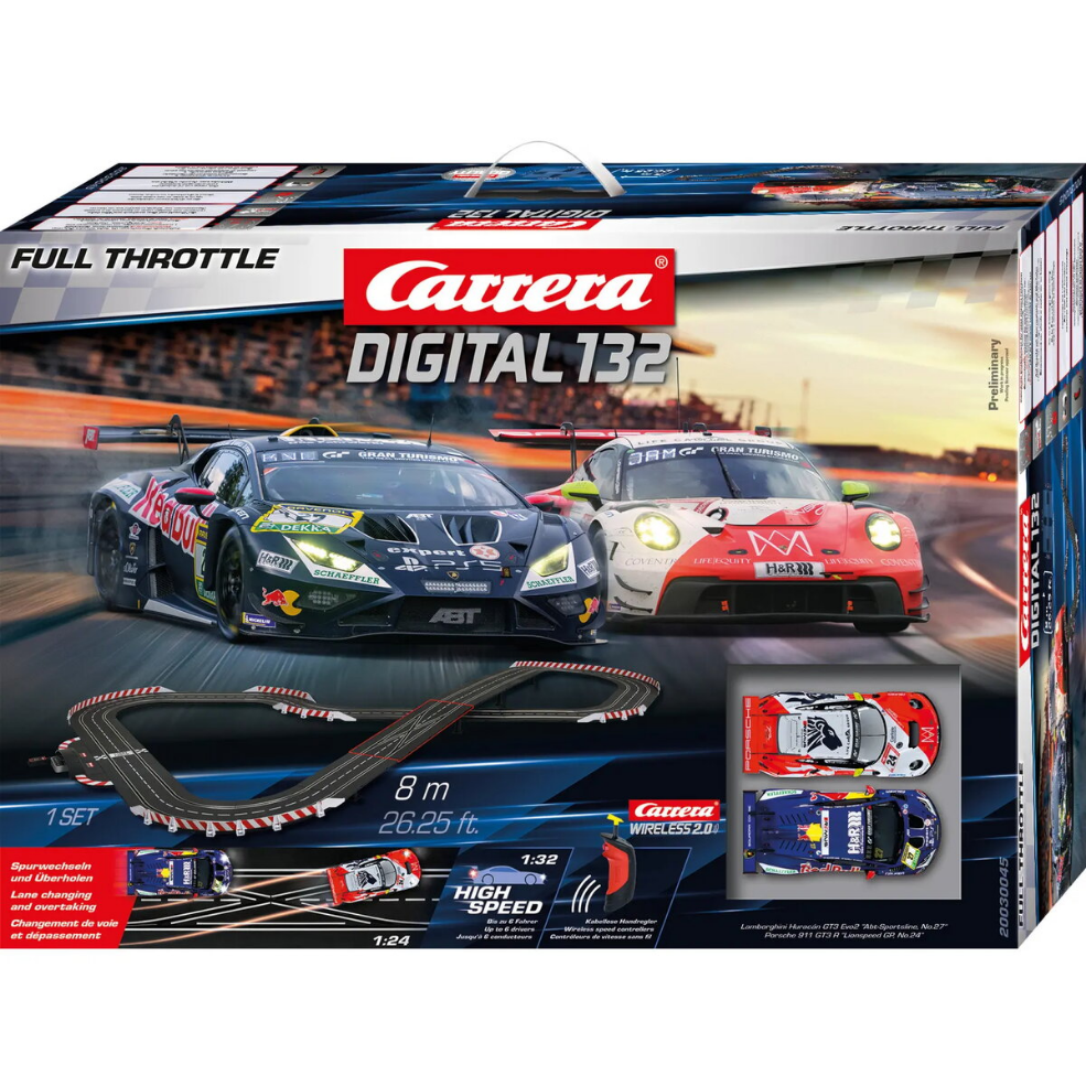 Carrera DIGITAL 132 Full Throttle racetrack by CARRERA — slot car digital 1
